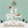 Weihnachten Quadratische Glückwunschkarte mit Umschlag Moving Cards Beweglich Lama  Frohe Weihnachten