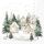 Weihnachten Servietten Lunch 33x33 3-lagig 20 Stück Dorf im Schnee  Snowy houses FSC Mix