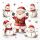 Weihnachten Servietten Lunch 33x33 3-lagig 20 Stück Weihnachtsmann Schneemänner  Jolly friends FSC Mix