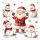 Weihnachten Servietten Lunch 33x33 3-lagig 20 Stück Weihnachtsmann Schneemänner  Jolly friends FSC Mix