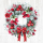 Weihnachten Servietten Lunch 33x33 3-lagig 20 Stück Kranz an Holzwand  Blooming wreath FSC Mix