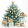 Weihnachten Servietten Lunch 33x33 3-lagig 20 Stück Engel Tannenbaum Geschenke Christmas fairy FSC Mix