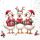 Weihnachten Servietten Lunch 33x33 3-lagig 20 Stück lachende Enten im Pullover Jolly ducks FSC Mix