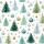 Weihnachten Servietten Lunch 33x33 3-lagig 20 Stück Christbaumkugeln und Kiefern Baubles and pines FSC Mix