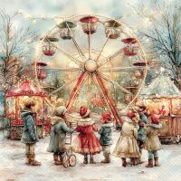 Weihnachten Servietten Lunch 33x33 3-lagig 20 Stück...