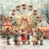 Weihnachten Servietten Lunch 33x33 3-lagig 20 Stück...