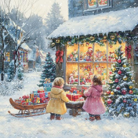 Weihnachten Servietten Lunch 33x33 3-lagig 20 Stück...