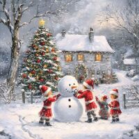Weihnachten Servietten Lunch 33x33 3-lagig 20 Stück...