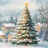 Weihnachten Servietten Lunch 33x33 3-lagig 20 Stück...