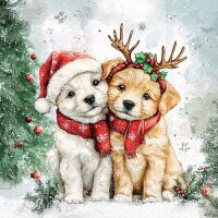 Weihnachten Servietten Lunch 33x33 3-lagig 20 Stück...