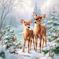 Weihnachten Servietten Lunch 33x33 3-lagig 20 Stück...