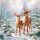 Weihnachten Servietten Lunch 33x33 3-lagig 20 Stück Rehe im Wald Olivia and Oliver FSC Mix