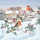 Weihnachten Servietten Lunch 33x33 3-lagig 20 Stück Rotkelchen auf Zweige Birdy village FSC Mix