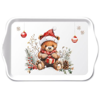 Weihnachten Tray melamine Tablett 13 x 21 Teddy mit...