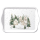 Weihnachten Tray melamine Tablett 13 x 21 Dorf im Schnee Tray melamine 13x21 cm Snowy houses