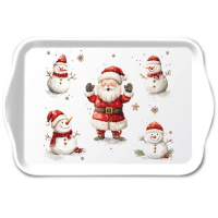 Weihnachten Tray melamine Tablett 13 x 21 Weihnachtsmann...
