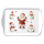 Weihnachten Tray melamine Tablett 13 x 21 Weihnachtsmann Schneemänner Tray melamine 13x21 cm Jolly friends