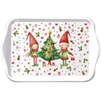 Weihnachten Tray melamine Tablett 13 x 21 Wichtel bei...