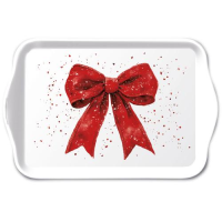 Weihnachten Tray melamine Tablett 13 x 21 rote...