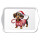 Weihnachten Tray melamine Tablett 13 x 21 Dackel mit Zuckerstange Tray melamine 13x21 cm Anton