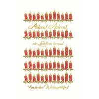 A Weihnachten Glückwunschkarte mit Umschlag Advent,...