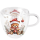Weihnachten Doppelwandiger Glasbecher 0,2 l Teddy mit Geschenk Teddys gift white