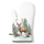 Weihnachten Ofenhandschuh 18x30 cm Hirsch im Wald  Winter stag white