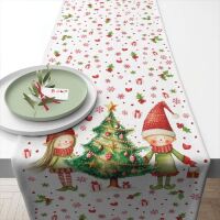 Weihnachten Tischläufer 40x150 cm Wichtel bei...