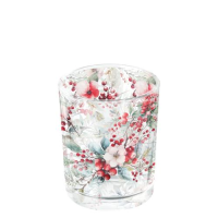 Weihnachten Teelichthalter Winterbeeren Tea light holder...