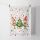 Weihnachten Geschirrtuch 50x70 cm Wichtel bei Tannenbaum  Elves by the tree