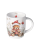 Weihnachten Becher 0,2 l Teddy mit Geschenk  Teddys gift white