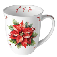 Weihnachten Becher 0,4 l Weihnachtsstern  Festive...