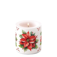 Weihnachten Kerze klein Ø 7,5 x 9 cm...