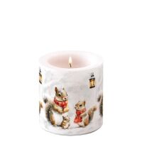 Weihnachten Kerze klein Ø 7,5 x 9 cm...
