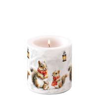 Weihnachten Kerze klein Ø 7,5 x 9 cm...