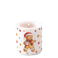 Weihnachten Kerze klein Ø 7,5 x 9 cm...