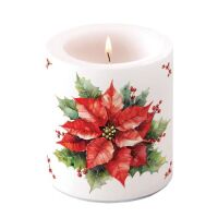Weihnachten Kerze medium Ø 10 x 10 cm...