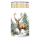 Weihnachten 45 Streichhölzer Hirsch im Wald  Winter stag white