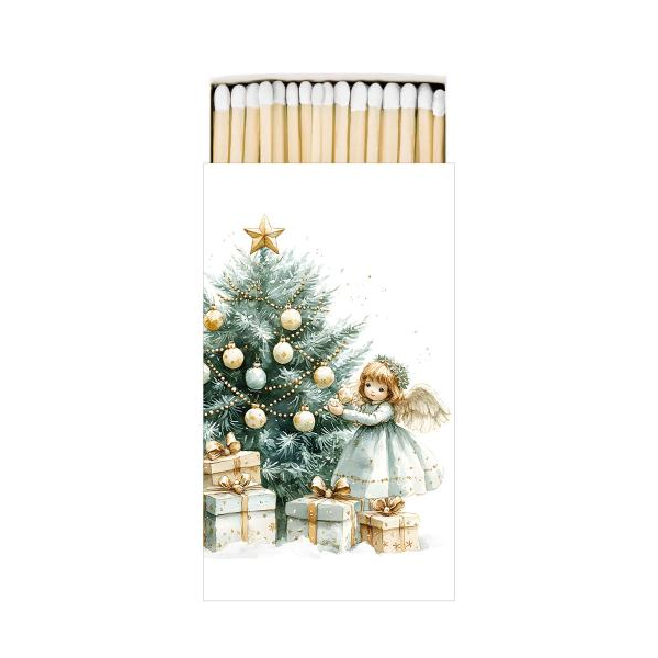 Weihnachten 45 Streichhölzer Engel Tannenbaum Geschenke Christmas fairy