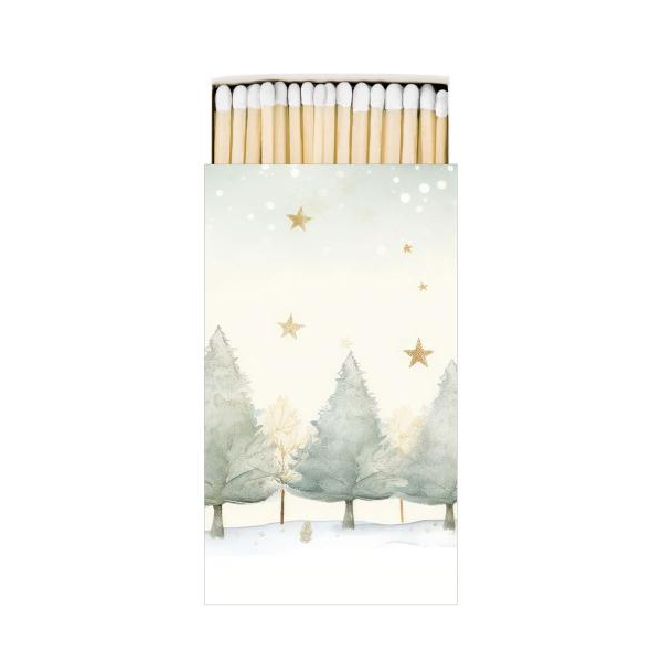 A-2026 Weihnachten 45 Streichhölzer Sternenhimmel Winterlandschaft Starry sky