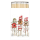 Weihnachten 45 Streichhölzer Vogelhaus Quartett  Birdhouse quartet white