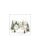 Weihnachten Untersetzer aus PVC-Polyester Dorf im Schnee  Snowy houses