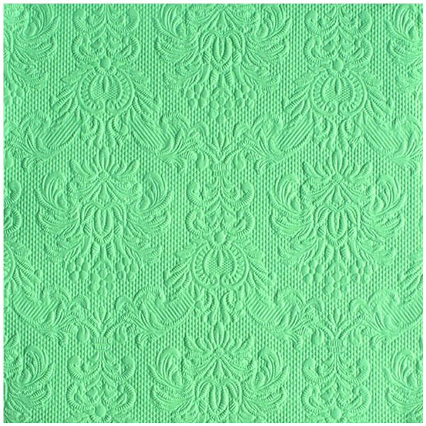 Serviette Dinner Format: 40 x 40 cm 3-lagig 15 Servietten Elegance Pale Aqua FSC Mix mit Prägung