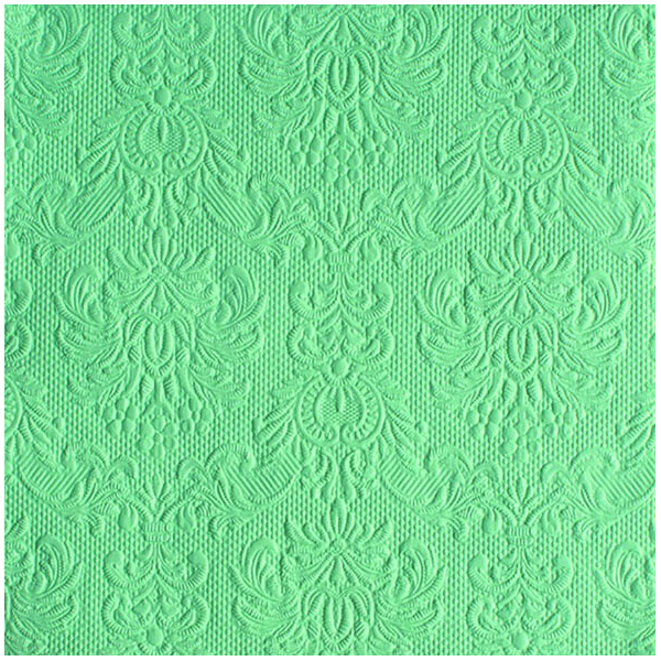 Serviette Dinner Format: 40 x 40 cm 3-lagig 15 Servietten Elegance Pale Aqua FSC Mix mit Prägung