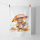 Herbst Geschirrtuch Küchenhandtuch 50x70 cm Bär mit Regenschirm