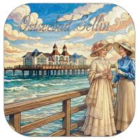 Sellin Rügen Kühlschrankmagnet Ostsee ALU Motiv...