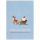 Weihnachten unverpackte Glückwunschkarte mit Umschlag Weihnachtsmann Schlitten Frohe Weihnachten guter Rutsch Weihnachtskarte