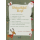 Weihnachten unverpackte Glückwunschkarte mit Umschlag Weihnachtsrezept mit Glühwein Weihnachtskarte