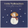 Weihnachten Moments Collection Schneemann quadratische Weihnachtskarte mit Korkapplikation und Briefumschlag Frohe Weihnachten und ein gutes neues Jahr