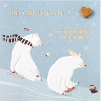 Weihnachten Moments Collection Eisbären quadratische...